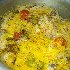 A picture of Mutton yakhni pulao.