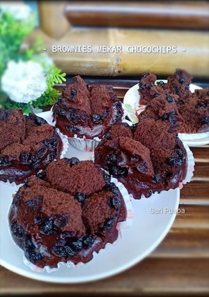 Foto resep Brownies Mekar Chocochips