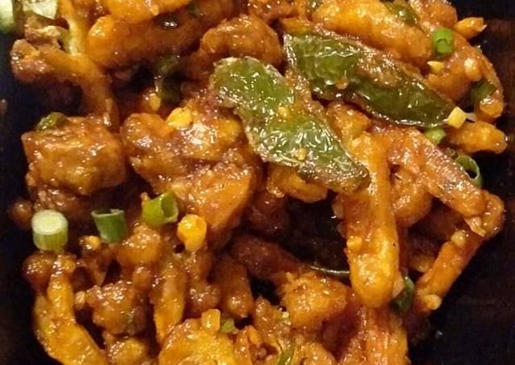 Recipe of Homemade Fried sweezwan potato capcicum