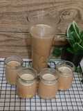 Boba pumpkins dengan susu rempah