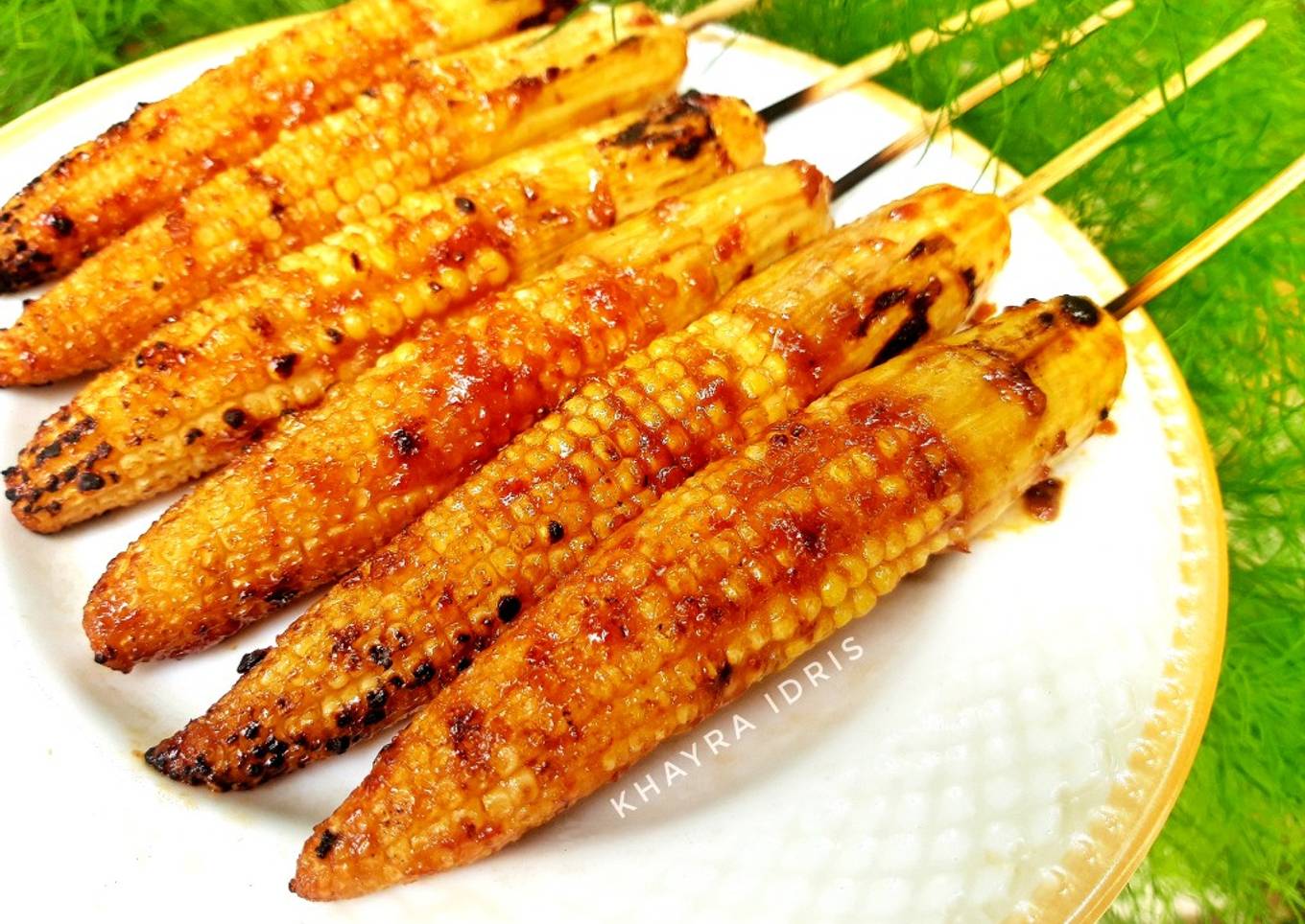 Baby Corn Satay (Sate Putren)