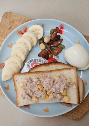 吐司早餐盤 的食譜成品照片