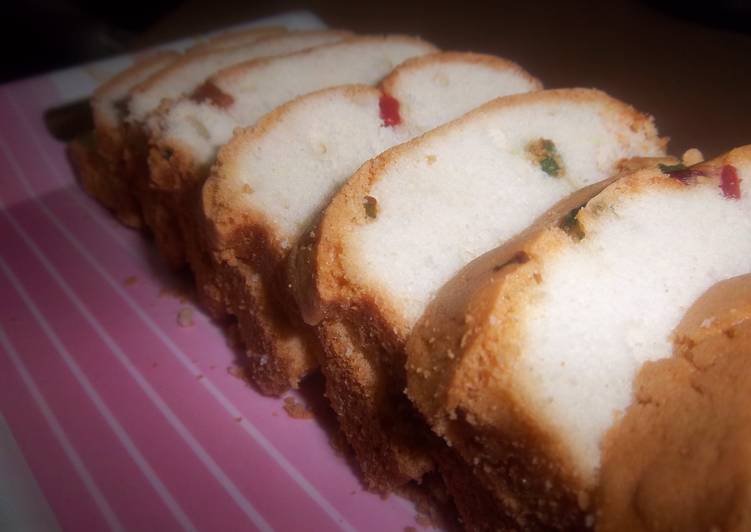 Homemade Tutti Frutti Cake