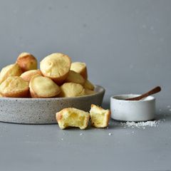 A picture of Brazilian Cheese Puffs.