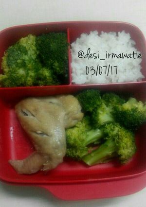 Foto resep Diet ala desi (ayam kukus bawang putih)