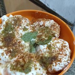 Moong dal ke dahi bade🍲 A picture of Moong dal ke dahi bade🍲.