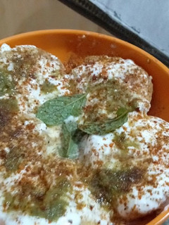 A picture of Moong dal ke dahi bade🍲.