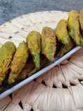 Okra frita - Kurkuri Bhindi