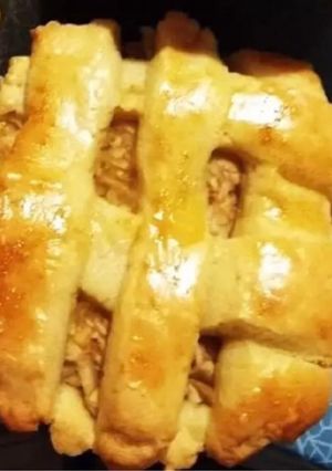 Klasszikus almás rácsos pite recept fotója