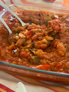 Foto principal de Pisto en thermomix con puerro