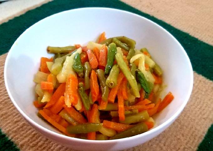 Cara Gampang Membuat Acar bumbu Kuning, Lezat Sekali