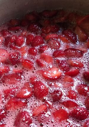 Una foto de Dulce de frutilla