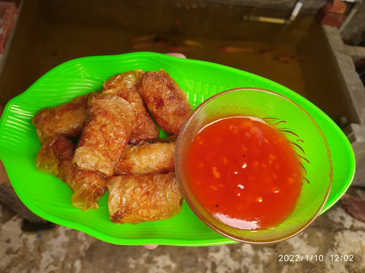 Resep Lumpia ayam udang ala kob*r mie set*n Anti Gagal