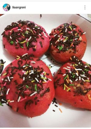 Foto resep Donat buah naga