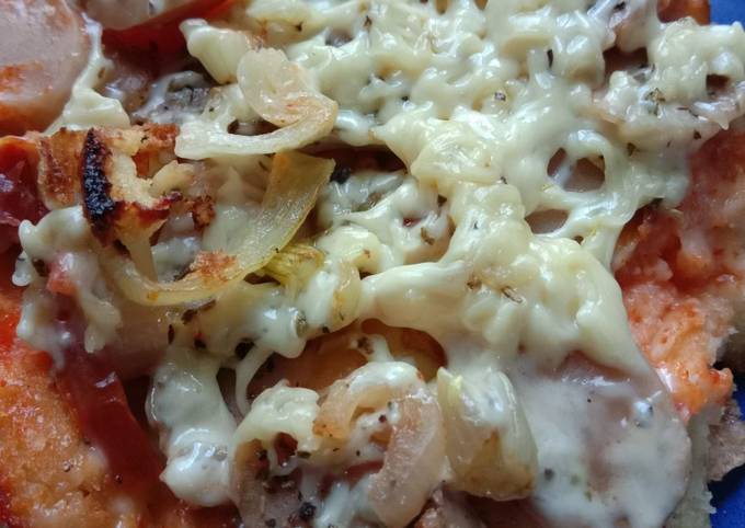Resep 207. Pizza Roti Tawar, Bikin Ngiler