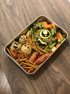 大眼仔便當(萬聖節) 的食譜成品照片