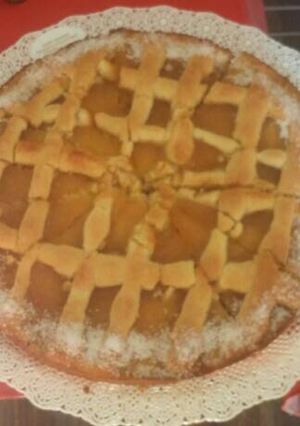 Una foto de Pasta frola con dulce de manzana de la abu anita