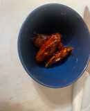 Alitas caramelizado en BBQ