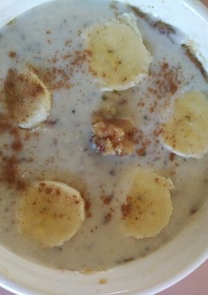 A picture of Banana Coconut Cream Dessert.