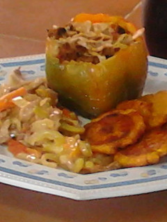 Una foto de Pimentones o morrones rellenos