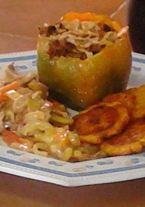 Una foto de Pimentones o morrones rellenos