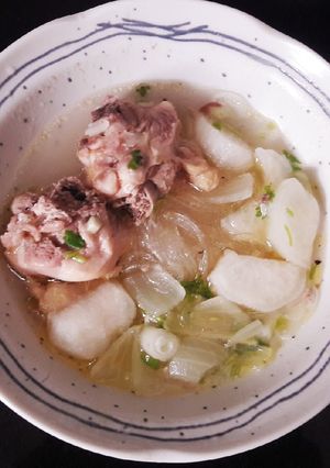 Hình của món Miến gà cho bé.