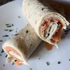A picture of Salmon Wrap.