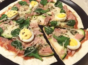 Foto principal de Pizza light con base de fajitas