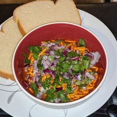 A picture of Misal pav recipe.
