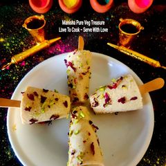 A picture of Thandai Flavored Makhana Kulfi - Holi Special.