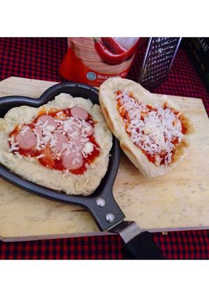 Foto resep Pizza karakter teflon (no gagal) gampang bgt