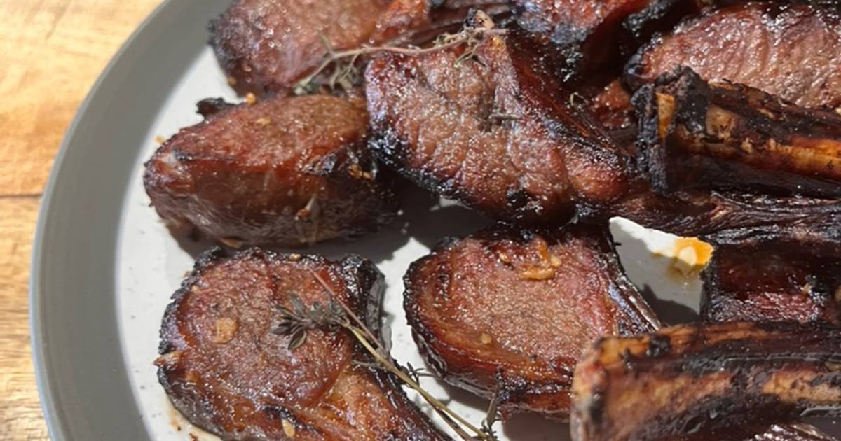 20minute Air fried lamb ribs/chops 😋 Recipe by Linda L. Cookpad