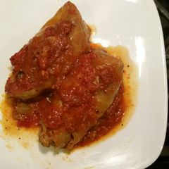 A picture of Cabbage Rolls.