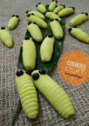 Foto resep Cookies Ulat 🐛