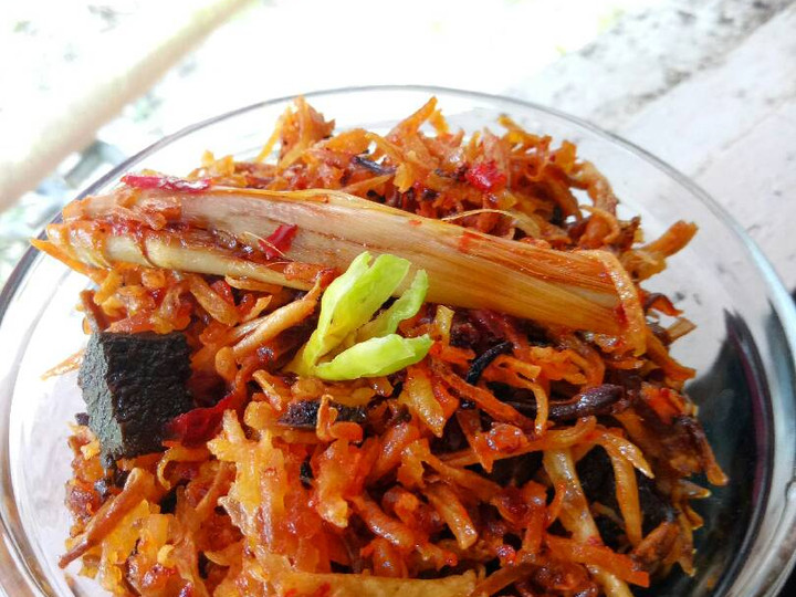 Ternyata ini loh! Bagaimana cara bikin Sambal goreng talas pedas dijamin sedap