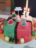 Epres mascarponés Minecraft torta #gluténmentes #tejmentes