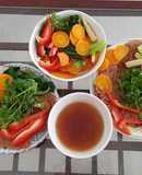 Phở lứt áp chảo chay