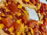 Mini pizzas con queso cheddar SIN MASA, SIN HARINAS