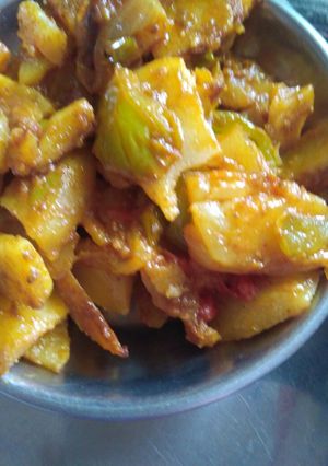 A picture of Aloo shimlamirch.