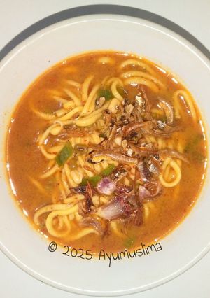 Foto resep Mie Rebus Bumbu Khas Siak (Hack Mie Instan Ayam Bawang)