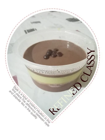 Cara Mudah Membikin Resep Puding choco greentea yang Bisa Manjain Lidah Anti Ribet, Lezat