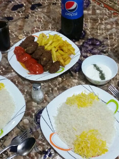عکسی از دستور پلو و کباب تابه ای