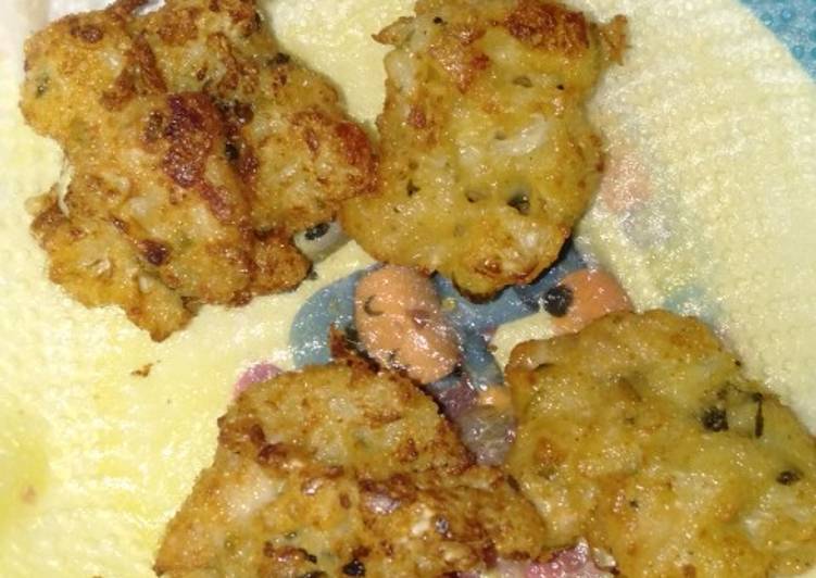 Kembang kol goreng rasa keju