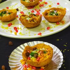 Aloo Tokri Chaat A picture of Aloo Tokri Chaat.