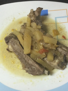 Una foto de Costillas de cerdo guisadas