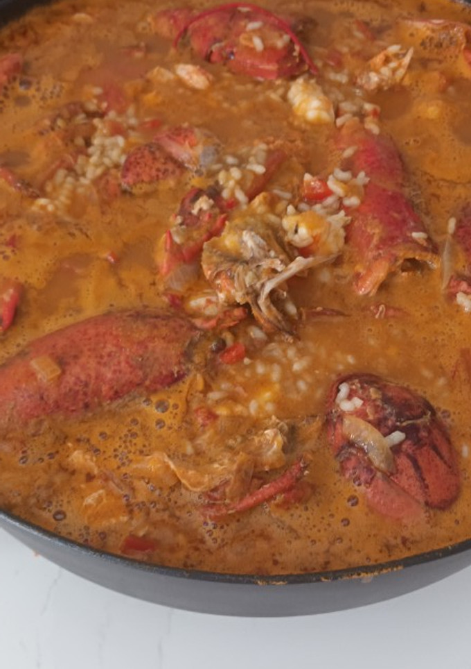 Una foto de Arroz caldoso con bogavante