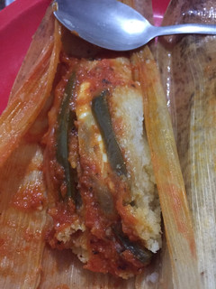 Una foto de Tamales verdes y rajas