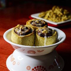 Chocolate walnut roll A picture of Chocolate walnut roll.