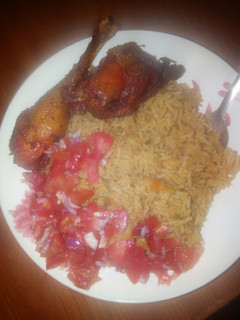 A picture of Chicken pilau (Arabic way).