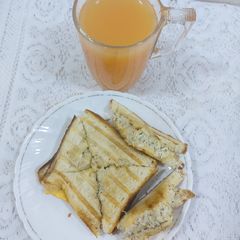 A picture of Chicken cheese sandwich.